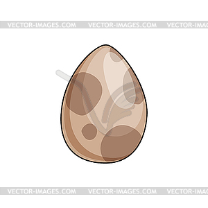 Lizard dino prehistoric animal egg icon - royalty-free vector clipart