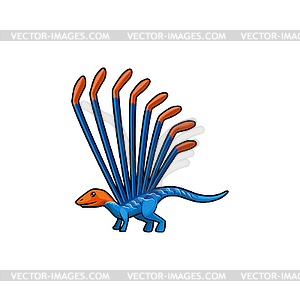 Cartoon Spinosaurus cartoon therapod dinosaur icon - vector clipart / vector image