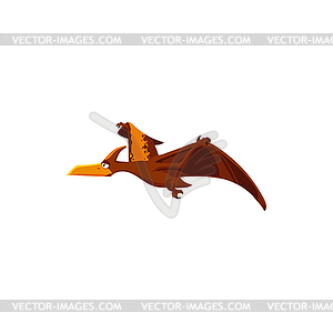 Птеранодон динозавр птеродактиль динозавр птица - стоковое векторное изображение