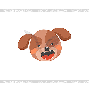 Puggle Puggle щенок милая собака домашнее животное маска для головы - клипарт Royalty-Free