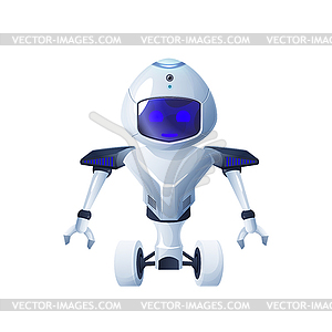 Робот-механический высокотехнологичный помощник по инновациям - клипарт в формате EPS