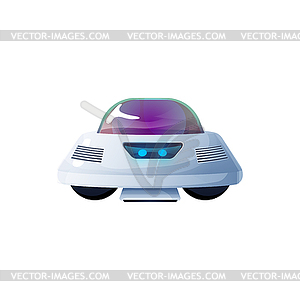 Housekeeping appliance VCR vacuum cleaner robot - vector clipart / vector image