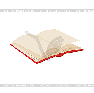 Bestseller open book, textbook library literature - vector clip art