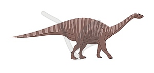 Melanorosaurus basal sauropodomorph dinosaur - vector clipart