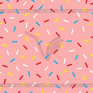 Фон с рисунком из конфет-пончиков, сладкий - клипарт в векторе / векторное изображение