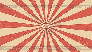 Circus background and spiral retro ray, sunbeam - vector clip art