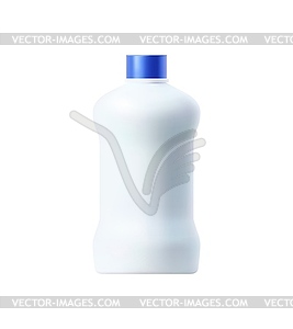 Detergent and clean product plastic bottle mockup - vector image