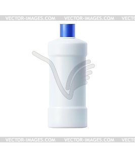 Plastic detergent bottle for efficient cleaning - vector clipart