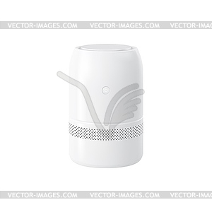 Realistic air purifier, humidifier and conditioner - vector clipart