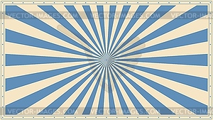 Circus retro sunburst background, carnival rays - vector clipart