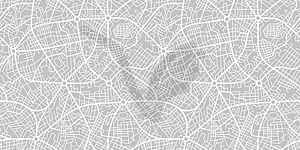 Схема плана карты города, фон дорог и улиц - векторное изображение клипарта