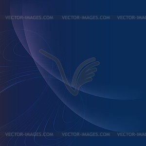 Abstract dark blue background with glowing elements - stock vector clipart