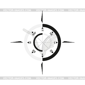 Compass rose .  - vector image