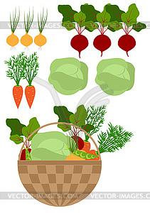 Fresh vegetables - vector clipart