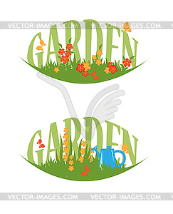 Blooming Garden - vector image