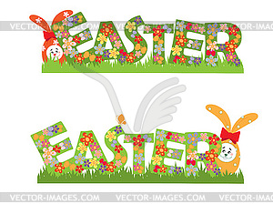Easter banner - vector clip art