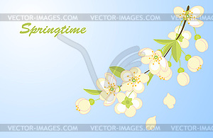 Spring background - vector EPS clipart