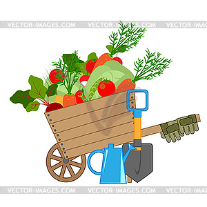 wheelbarrow clipart