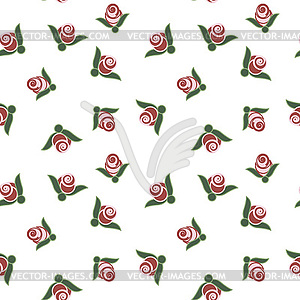 Roses Seamless - vector EPS clipart