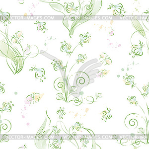 Abstract flowers - vector image