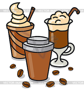 Vector Illustration Of Coffe Set. Kettle, French Press And Cup With Spoon  Royalty Free SVG, Cliparts, Vectors, and Stock Illustration. Image 75751819.