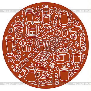 Coffee drink sign - royalty-free vector image