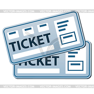 Pass tickets template - vector clipart