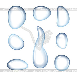 Water drops - vector clipart