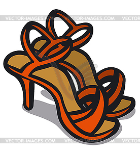 Woman`s shoes - vector image