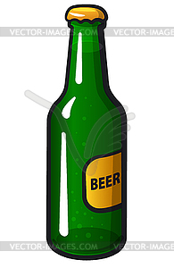 Bottle of beer - vector image