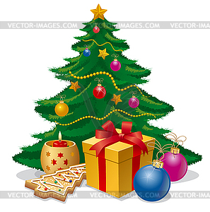 Weihnachtsbaum Tanne Vector Clipart Vektorgrafik