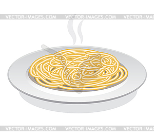 Italian spaghetti - vector clip art