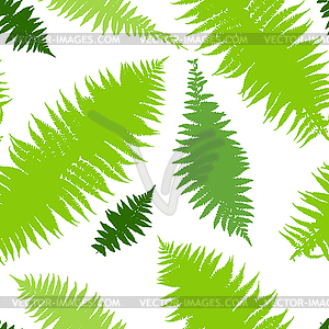 Fern seamless pattern - vector clipart