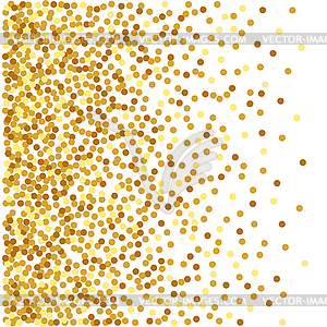 Абстрактный золотой фон конфетти - векторное изображение EPS