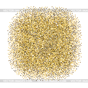 Золотой пунктирная баннер - иллюстрация в векторном формате