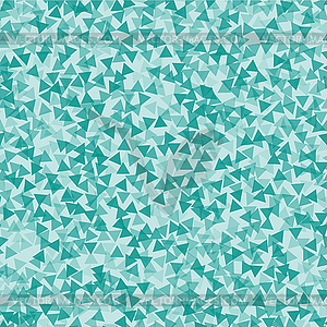 Turquoise triangle abstract backdrop - color vector clipart