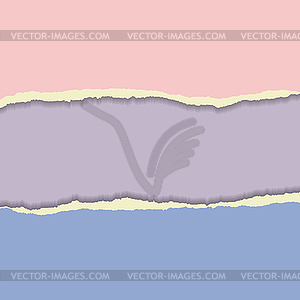 Рип бумаги. Роза кварт и спокойствие цвета. - изображение в векторном виде