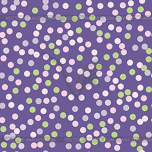 Polka dot seamless pattern. . Ultra violet - vector image