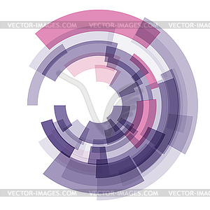 Abstract ultra violet technological background - vector clip art