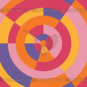 Circle colorful modern abstract background - vector image