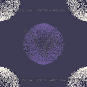 Abstract ultra violet scribble circle seamless - vector clipart