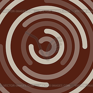 Abstract background of chocolate swirl - vector clip art