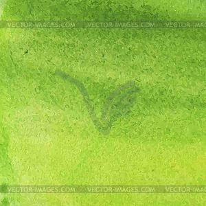 Abstract grunge green watercolor background - vector clipart