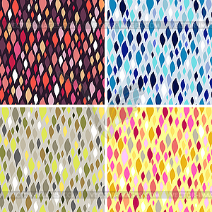 Colorful tiles. Abstract seamless pattern - vector clipart / vector image