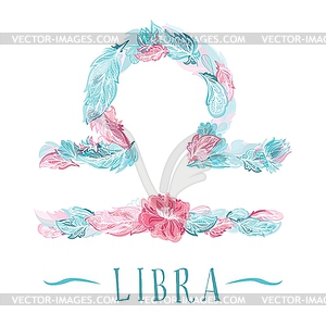 Libra Zodiac Sign - vector clip art