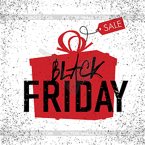 Black Friday sales Advertising Poster - vector clipart / vector image