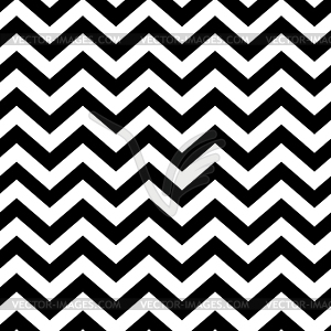 Chevron seamless pattern. Black and white - vector clipart