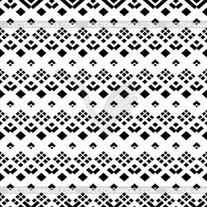 Geometric seamless pattern. Black and white - white & black vector clipart