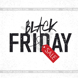 Black Friday sales Advertising Poster with Christma - vector image