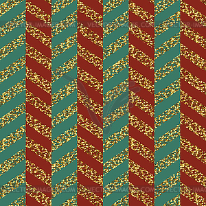 Christmas Seamless chevron pattern. Red, green and - vector clipart